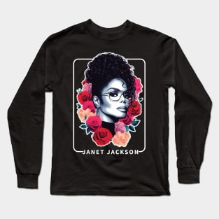 Janet Jackson //  Fan Design Long Sleeve T-Shirt